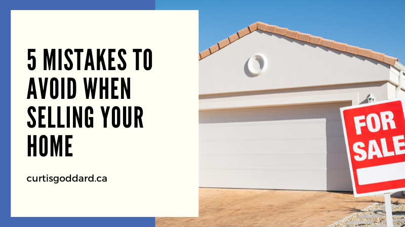 5 mistakes to avoid when selling your home